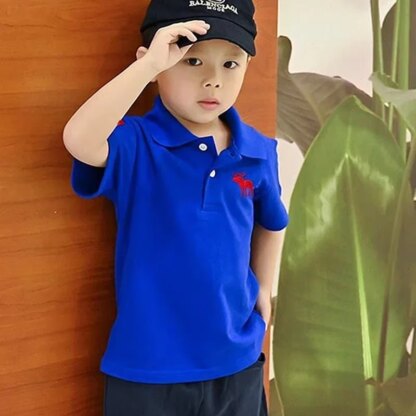 Baby Boys Polo Shirts Kids Short Sleeved T-shirt Cartoon Embroidery Blouses 2024 Summer 2 To 8 Yrs Children's Clothing - Image 5