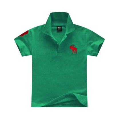 Baby Boys Polo Shirts Kids Short Sleeved T-shirt Cartoon Embroidery Blouses 2024 Summer 2 To 8 Yrs Children's Clothing - Image 4