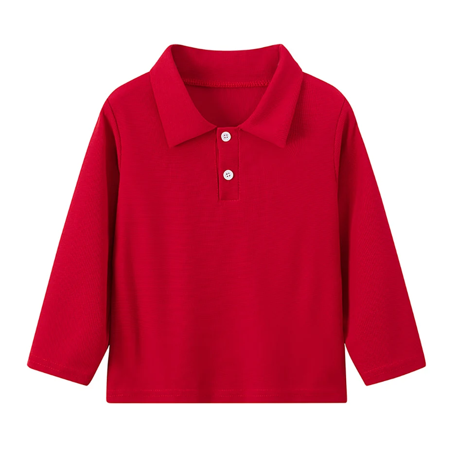 1/2/3 Pcs Children's Solid Color POLO Shirt Boy Handsome Fashion Sports T-shirt Girl Lapel Casual And Comfortable Short Sleeves