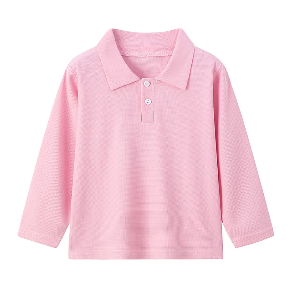1/2/3 Pcs Children's Solid Color POLO Shirt Boy Handsome Fashion Sports T-shirt Girl Lapel Casual And Comfortable Short Sleeves